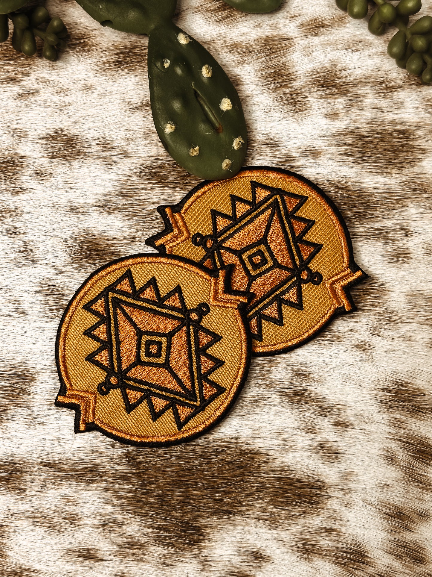 The Mustard Aztec Patch