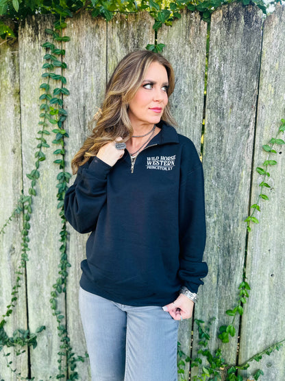 Wild Horse Western Quarter Zip