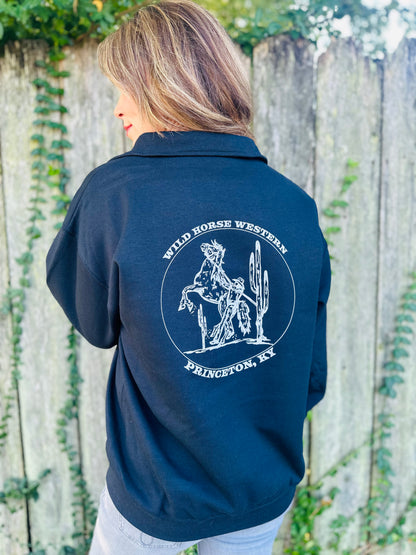 Wild Horse Western Quarter Zip