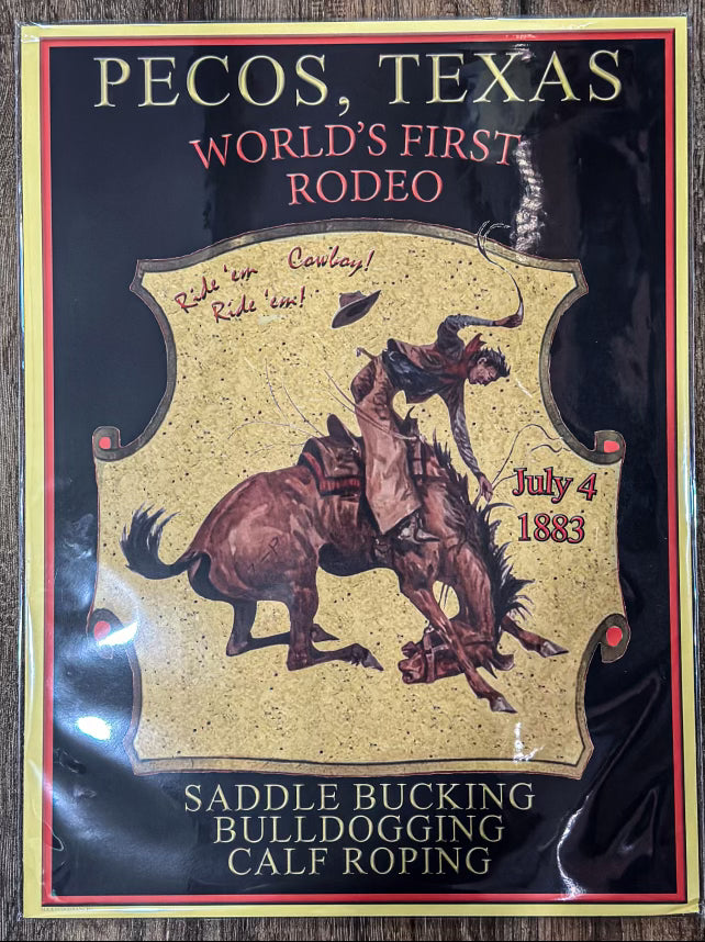 The World's First Rodeo Poster