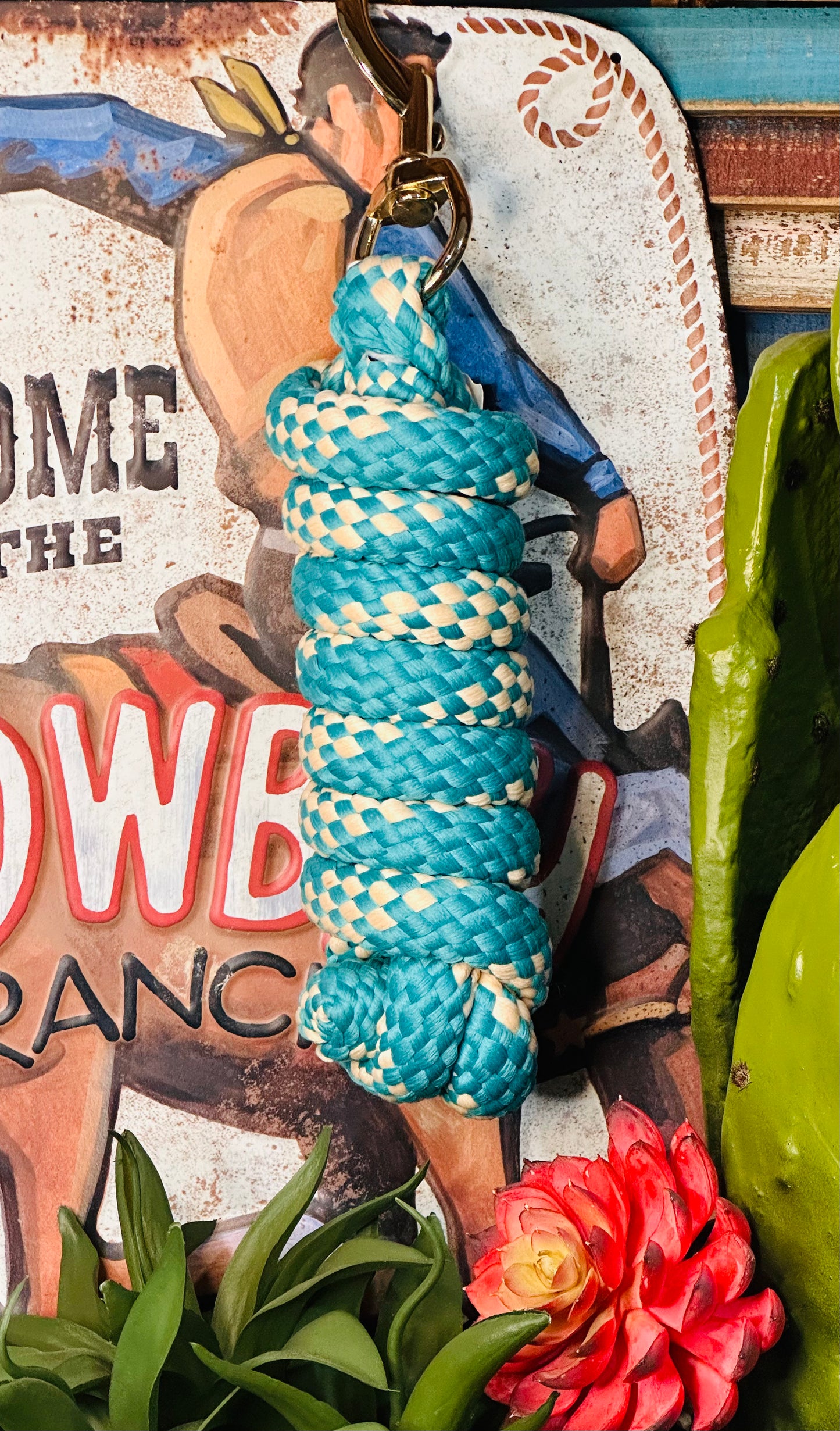 Turquoise Lead Rope