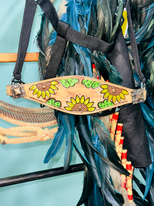 Sunflower & Cactus Bronc Halter