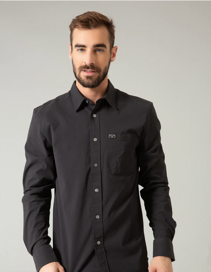 Kimes Ranch Linville Button Up Black