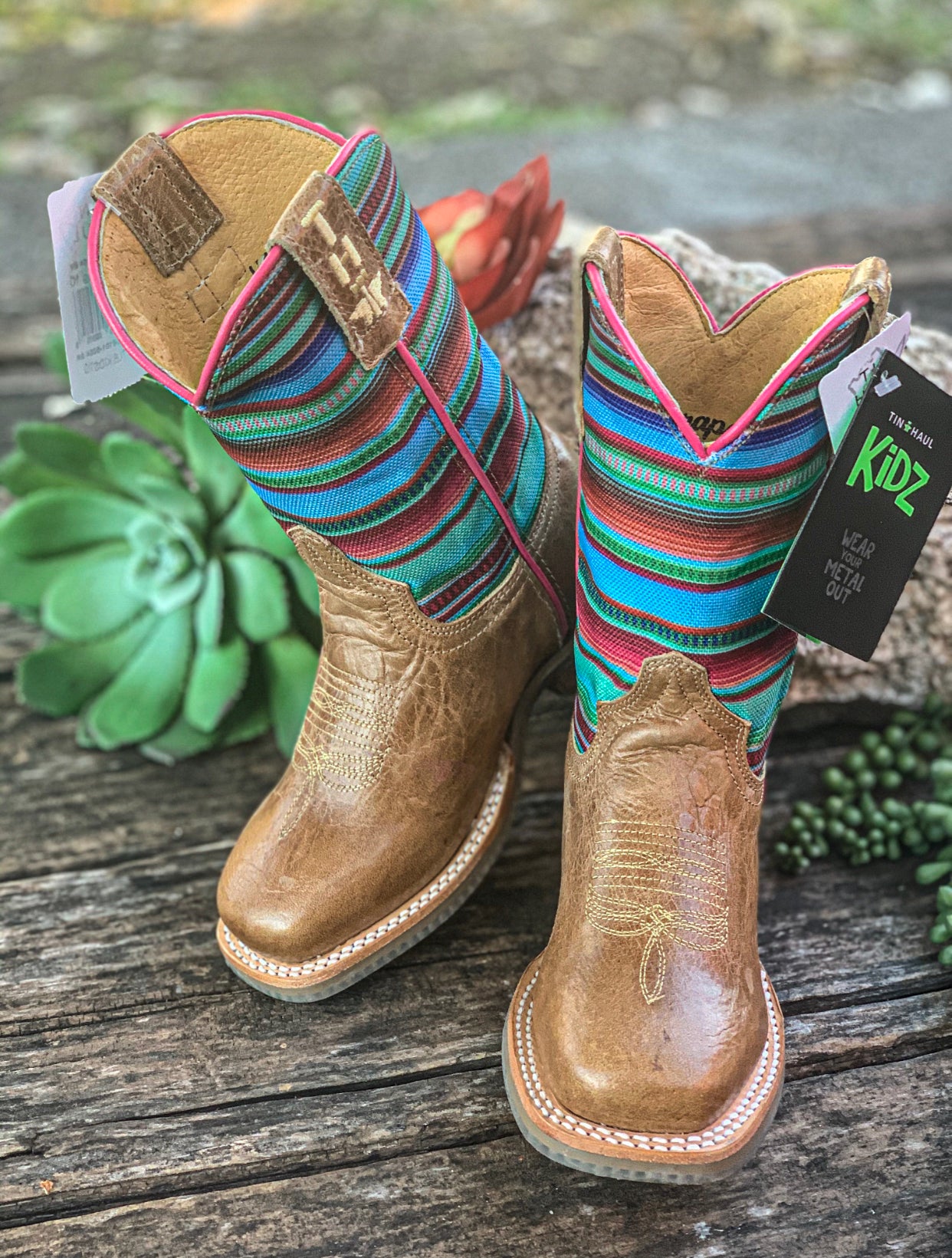 Tin Haul Serape Boots *Girls