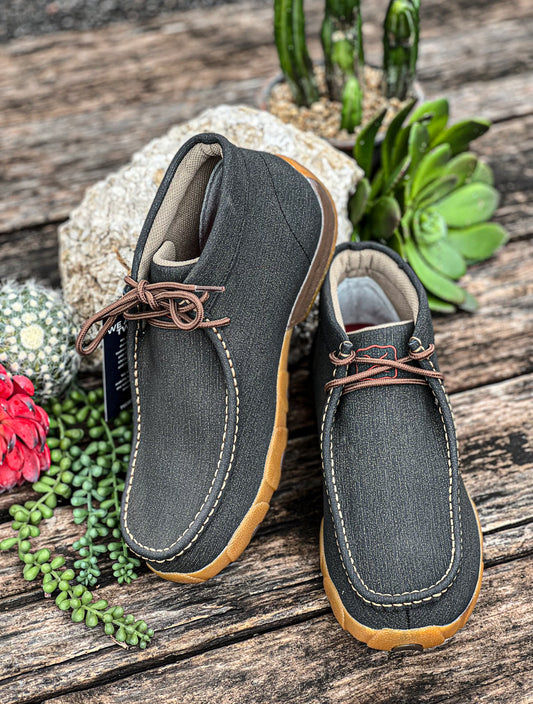 Twisted X Charcoal Driving Mocs