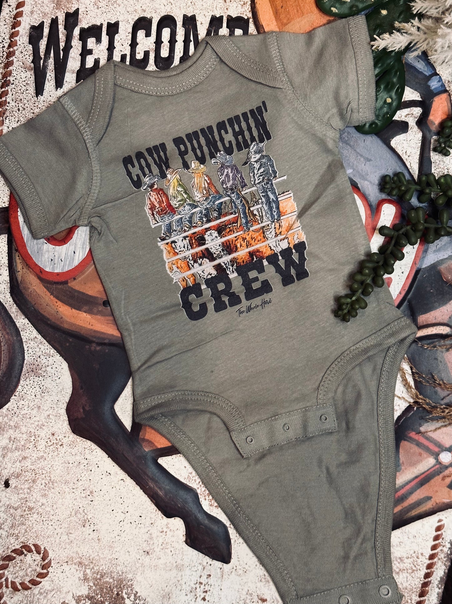 Cow Punchin' Crew Onesie