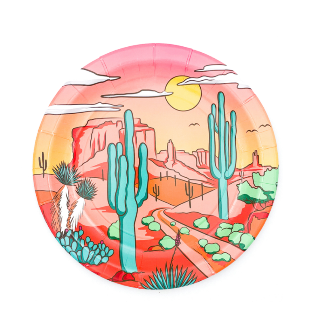 Desert Scene Dinner Plate