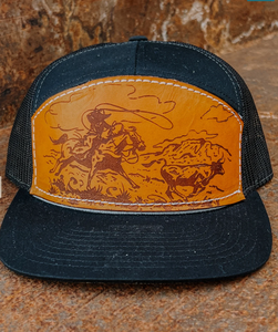 Wild Leather Patch Hat