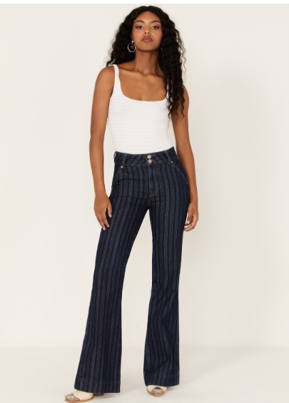 Rock&Roll Stripe Jacquard Trouser